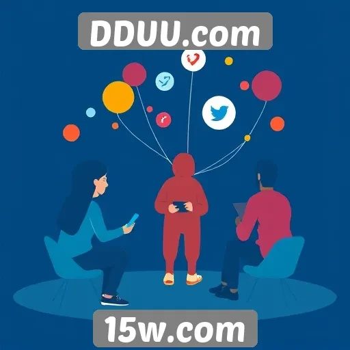 Recursos de interação social no site DDUU.com